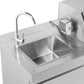 Hurricane 6-Burner Outdoor BBQ Kitchen + 188L Kegerator : Stainless Steel, Fridge, Sink, Height Adjustable