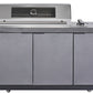 Deep Charcoal 6B Drop In BBQ Kitchen Package Inc sintered stone benchtops, Aluminium Cabinets, Weather Resistant, Fridge & Sink