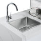 Rockpool White 4B + Wok: Designer Outdoor BBQ Kitchen Package Inc 2DR Fridge, 2DR Sink, 3 Draw Storage, Rear Infrared