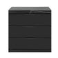 3DRAWSTORAGE - 830MM W | Suits Rockpool Black Raised Hood BBQ Kitchen + 3 CUPBOARD DOORS