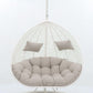 WHITE DOUBLE SEATER HANGING EGG CHAIR