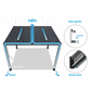 GazeboMate Monument 3M x 6M Semi Permanent Louvered Gazebo Aluminium Pergola Monument Heavy Duty Wind Resistant