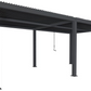 Wall Mounted 4M x 6M Semi Permanent Louvered Gazebo Monument Aluminium Heavy Duty Wind Resistant