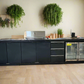 Rockpool 4B Drop In BBQ Kitchen Inc sintered stoneBenchtops, Aluminium Cabinets, Weather Resistant, Fridge & Sink