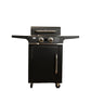 2 Burner Digital Electric Portable BBQ With Storage Cabinet