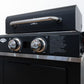 2 Burner Digital Electric Portable BBQ With Storage Cabinet