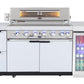 Rockpool 6B Non Wok BBQ Kitchen Package + 1DR Sink and Drawer Module + 2 DR 208L FRIDGE