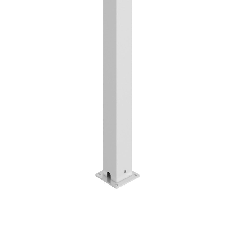 GazeboMate Monument 3.6M x 7.2M Semi Permanent Louvered Gazebo Aluminium Pergola Monument Heavy Duty Wind Resistant