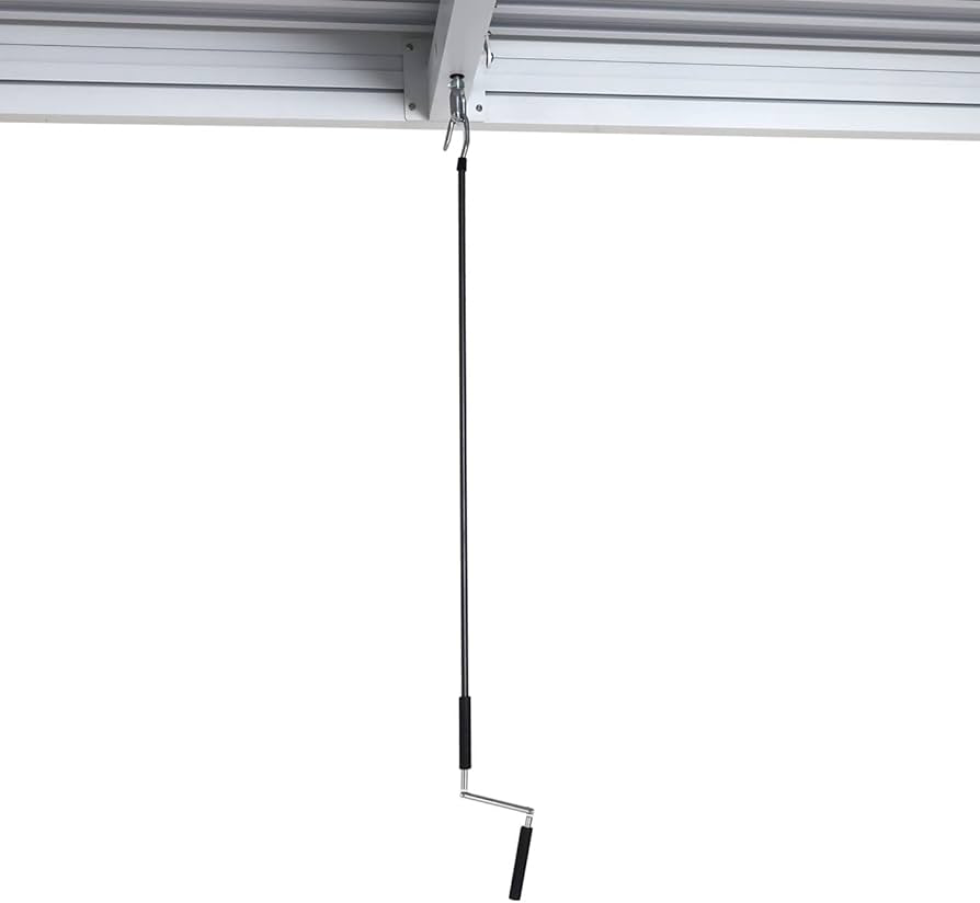 GazeboMate 4M x 6M Semi Permanent Louvered Gazebo Monument Aluminium Heavy Duty Wind Resistant