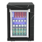 Single Fridge Module Suits Rockpool Black BBQ Kitchen Package Inc Stone Finishes, Aluminum Powder coated Cabinets, Tap, Waste, Hose, Castor Wheels