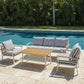 Zurich 4-Piece Aluminium Outdoor Lounge Setting — Hampton