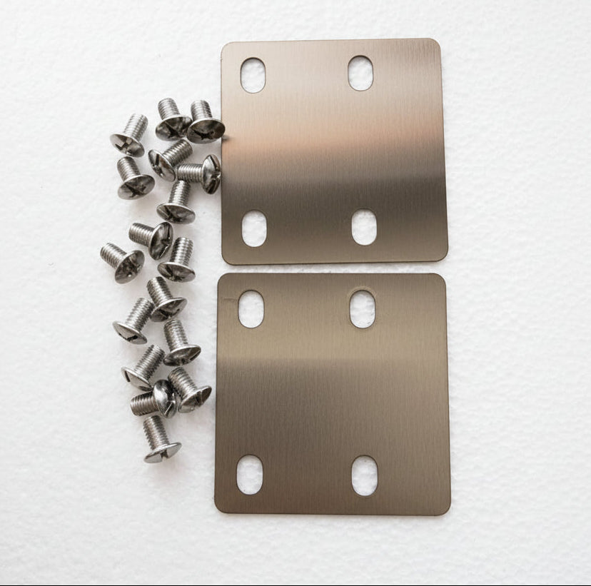 Grill King BBQ Back Plate  - 2 Packs including screws ( Felix and Teppanyaki BBQ)