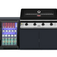 Grill King Signature Series To Suit 4 Burner Beefeater 1200, 2DR Fridge And Sink Outdoor BBQ Kitchen Package