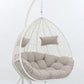 WHITE DOUBLE SEATER HANGING EGG CHAIR