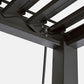 GazeboMate Monument 3M x 6M Semi Permanent Louvered Gazebo Aluminium Pergola Monument Heavy Duty Wind Resistant