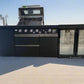 Floor Stock Rockpool 4 Burner + Wok BBQ Kitchen Package | Inc Sink + 208L Bar Fridge