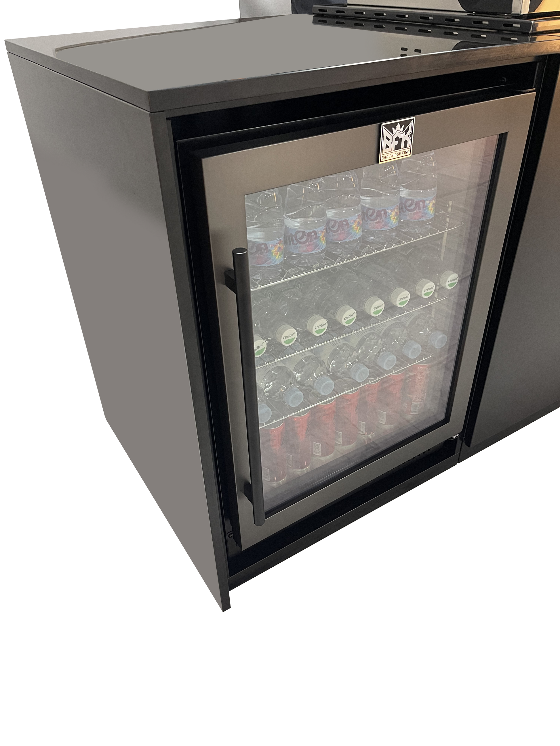 Grill King Signature Series To Suit 4 Burner Beefeater 1200, 2DR Fridge, Sink & Draw Outdoor BBQ Kitchen Package