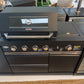 Floor Stock Rockpool 4 Burner + Wok BBQ Kitchen Package | Inc Sink + 208L Bar Fridge