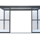 GazeboMate Pergola Transparent Sliding Door | Suits 4M GazeboMate Louvered Gazebo