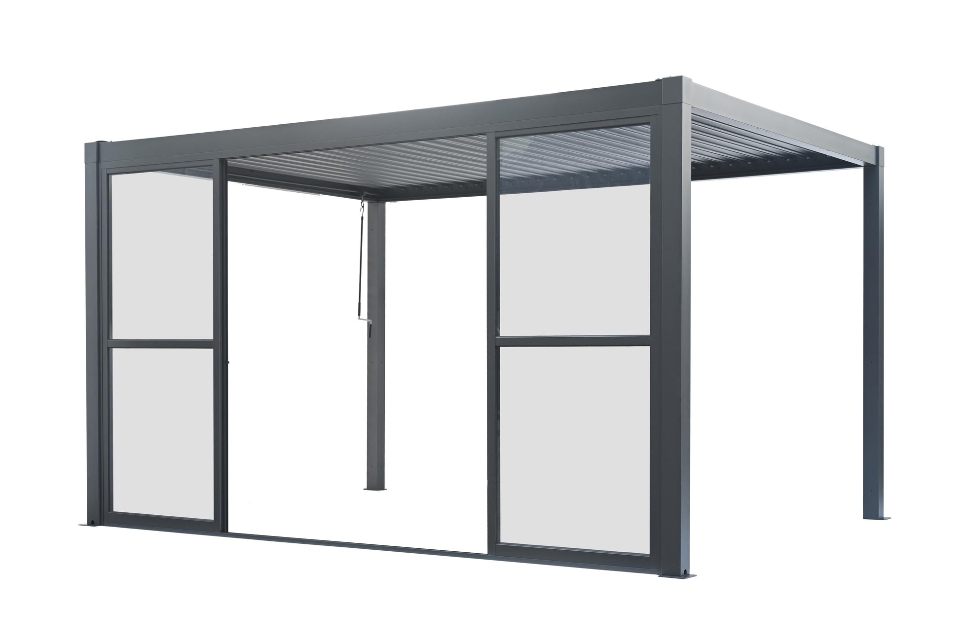 GazeboMate Pergola Transparent Sliding Door | Suits 4M GazeboMate Louvered Gazebo
