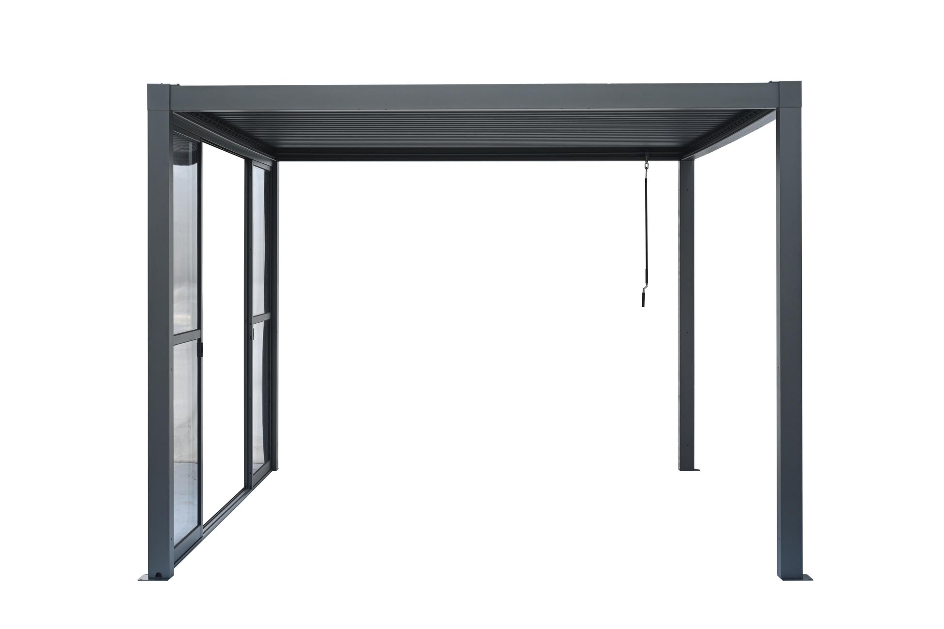 GazeboMate Pergola Transparent Sliding Door | Suits 4M GazeboMate Louvered Gazebo