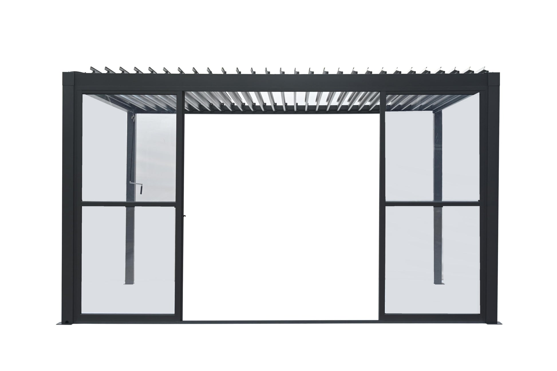 GazeboMate Pergola Transparent Sliding Door | Suits 4M GazeboMate Louvered Gazebo