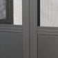 Elite Aluminium Black PC Garden Sunroom House 3x3.65m With window screen Polycarbonate Board roof