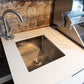 White Stone 4B Drop In BBQ Kitchen Package with Stone Benchtops, Hampton Waterfall Design