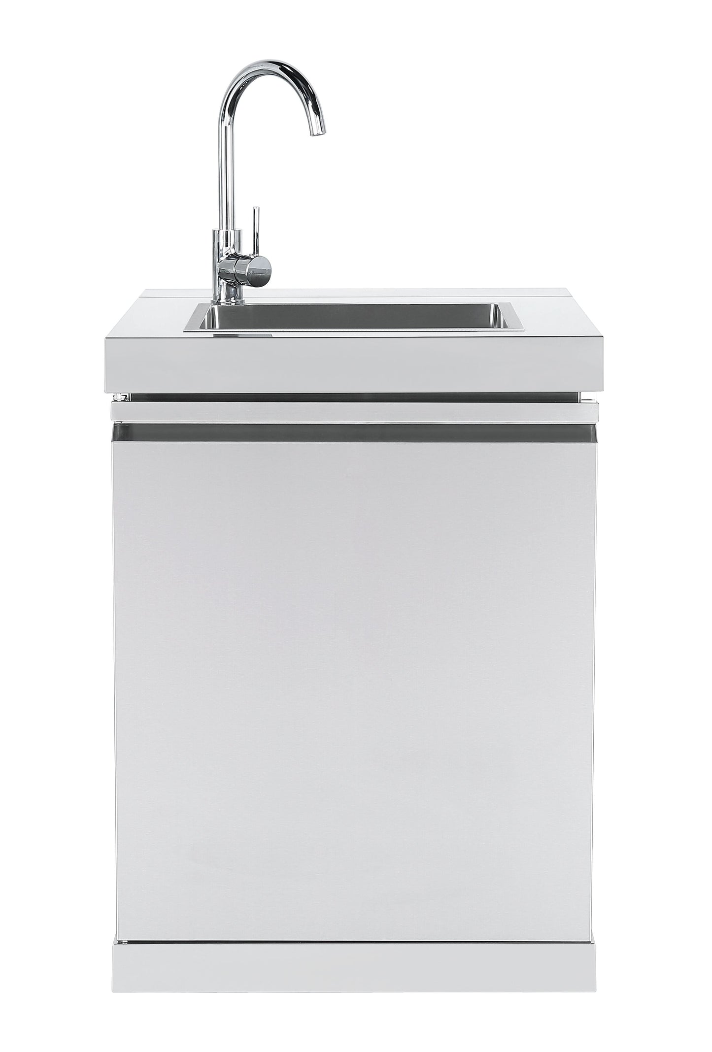 Hurricane 6-Burner Outdoor BBQ Kitchen + 188L Kegerator : Stainless Steel, Fridge, Sink, Height Adjustable