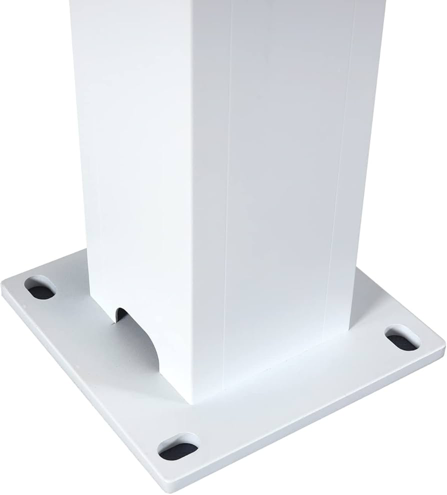 GazeboMate 4M x 6M Semi Permanent Louvered Gazebo Monument Aluminium Heavy Duty Wind Resistant