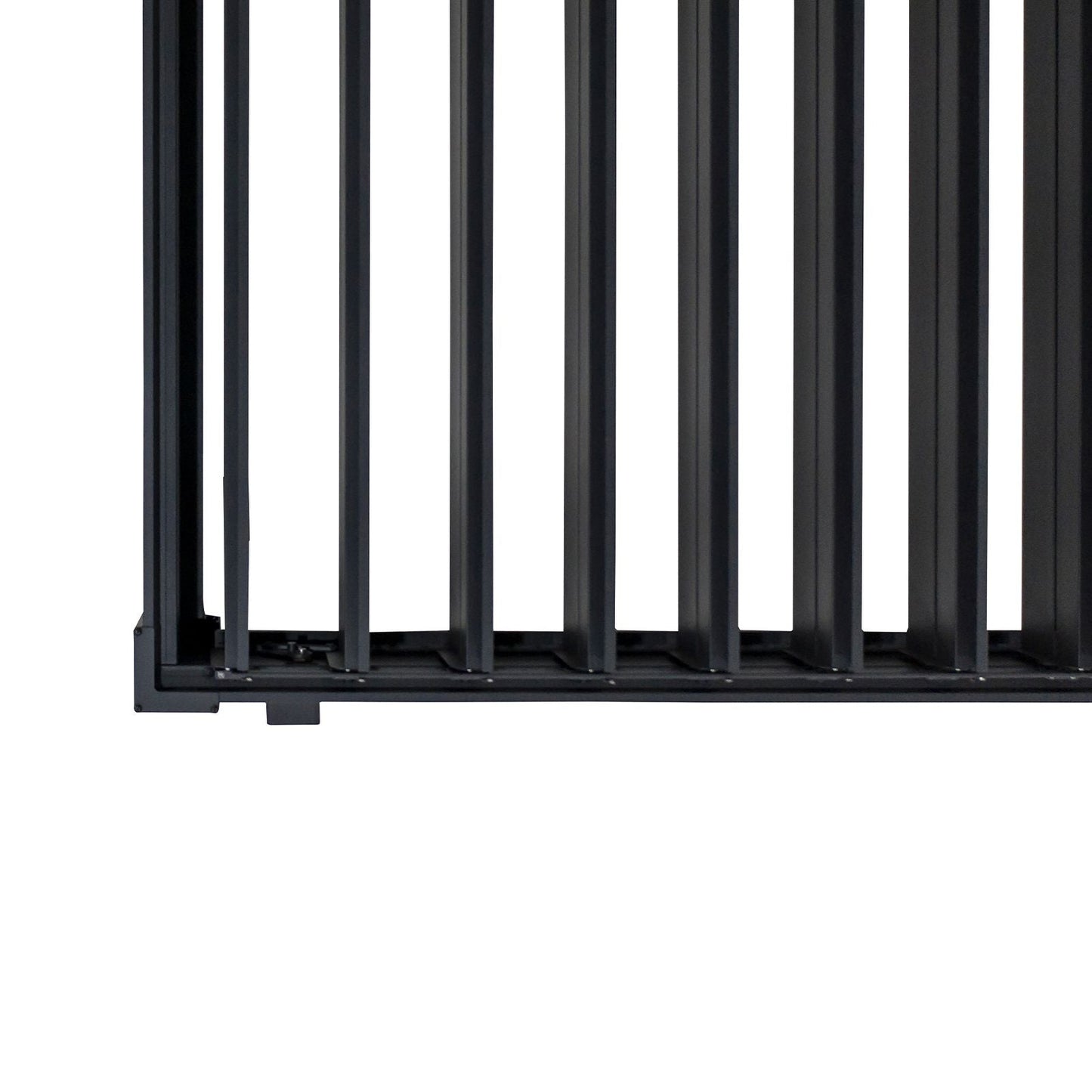 GazeboMate Monument 3.6M x 7.2M Semi Permanent Louvered Gazebo Aluminium Pergola Monument Heavy Duty Wind Resistant