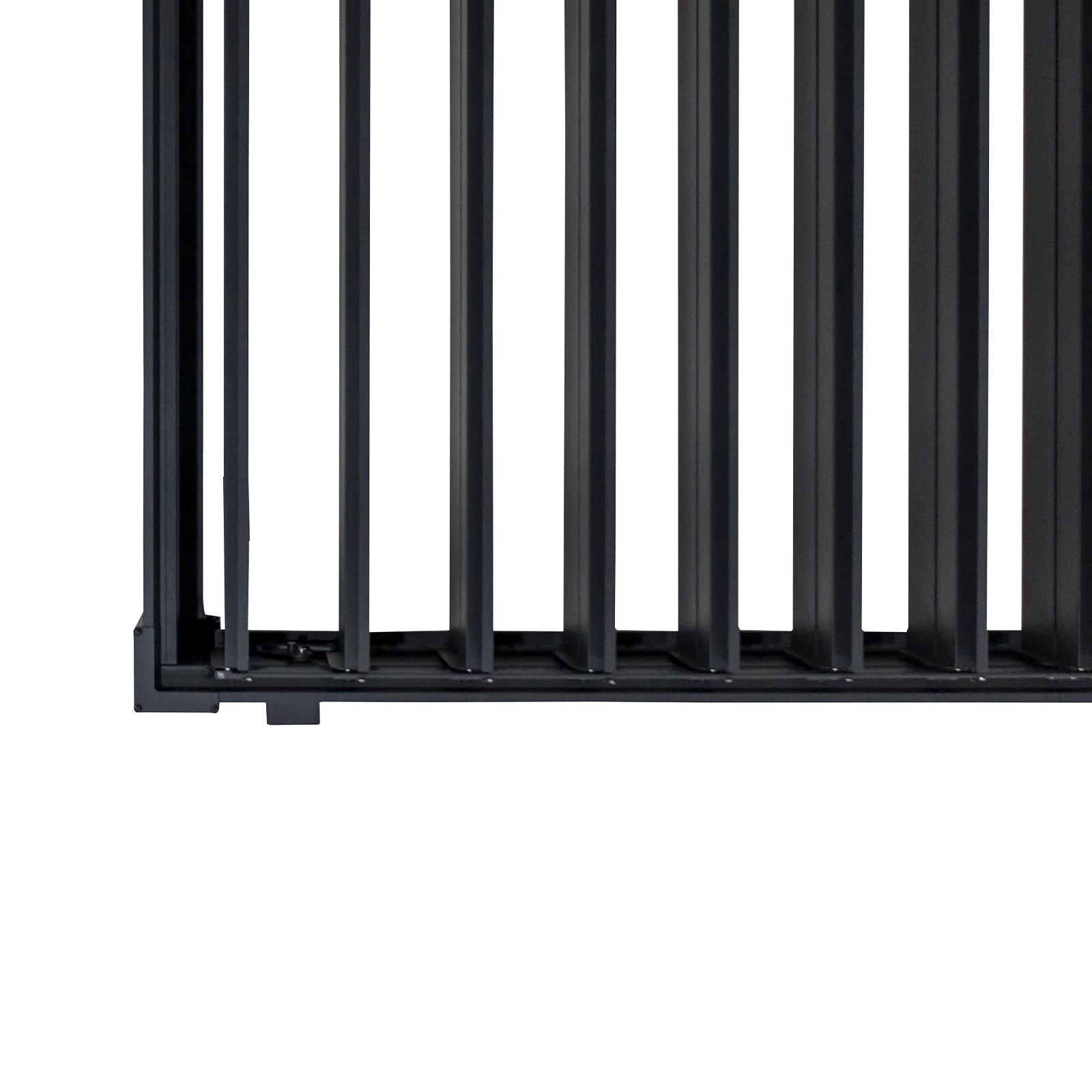 GazeboMate Monument 3.6M x 7.2M Semi Permanent Louvered Gazebo Aluminium Pergola Monument Heavy Duty Wind Resistant