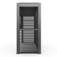 GazeboMate BBQ Shelter – Freestanding Aluminium Louver Roof with LED Lighting & Privacy Blind