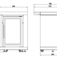 Rockpool Black 4B + Wok: Designer Outdoor BBQ Kitchen Package Inc Fridge, Sink, Rear Infrared