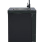 Single Sink Module Suits Rockpool Black BBQ Kitchen Package Inc Stone Finishes, Aluminum Powder coated Cabinets, Tap, Waste, Hose, Castor Wheels