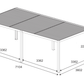 GazeboMate Combo Deal: White 3.6M x 7.2M Louvered Gazebo + Louvered Side Panel Slat Wall