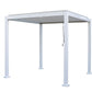 GazeboMate 3Mx4M Semi Permanent Louvered Gazebo Monument Aluminium Heavy Duty Wind Resistant