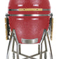Grill King 16” Red Kamado Ceramic Charcoal Grill With Trolley & Side Tables