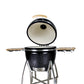Grill King 16” Red Kamado Ceramic Charcoal Grill With Trolley & Side Tables