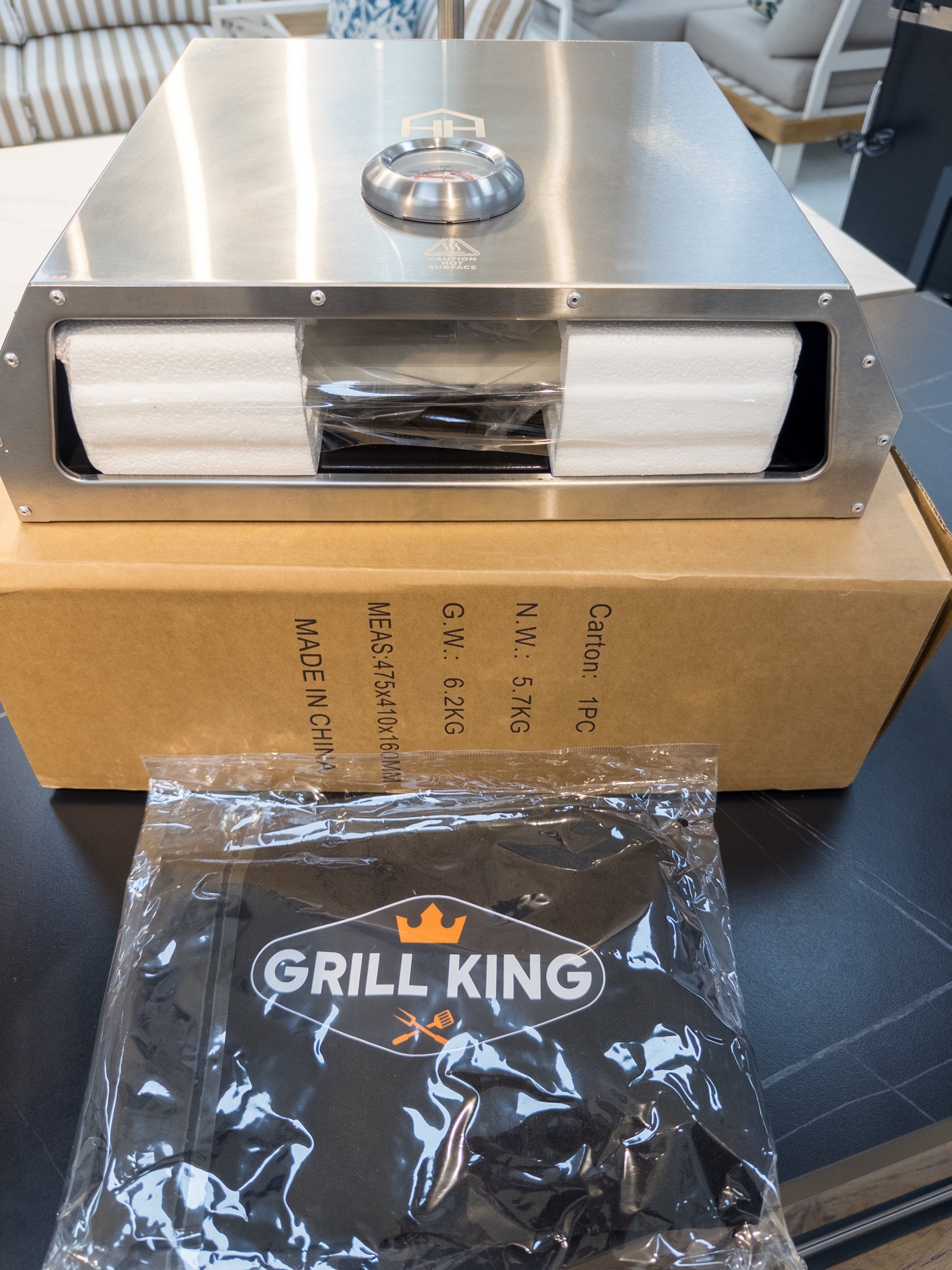 Grill King Mini Pizza Box