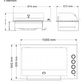 Grill King Slimline 4 Burner Drop In BBQ | Black Stainless Steel