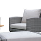 SIENA 6 Piece White + White Cushions Outdoor Lounge Set