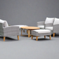 SIENA 6 Piece White + White Cushions Outdoor Lounge Set