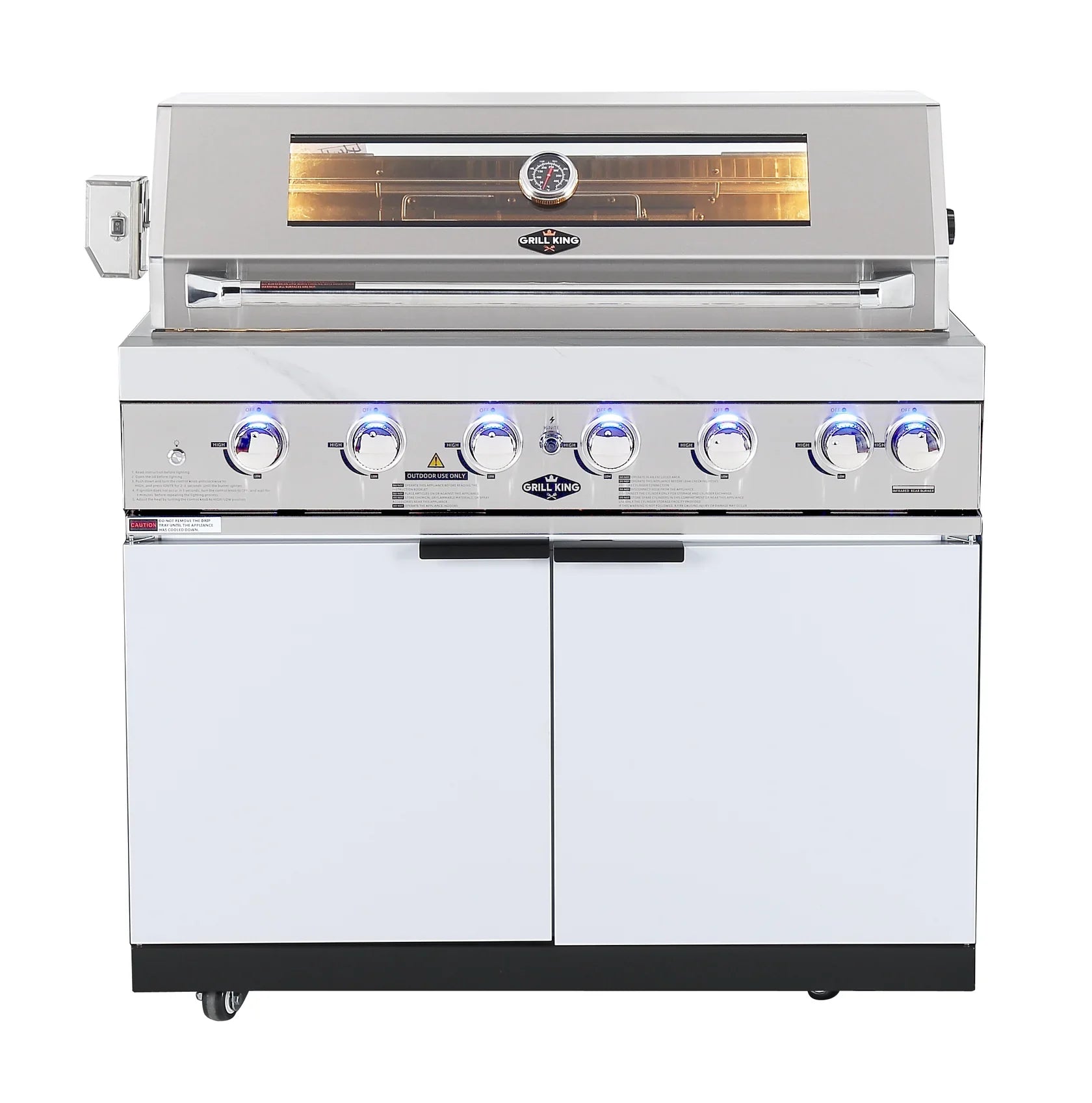 Rockpool 6B Non Wok BBQ Kitchen Package inc 2DR Fridge & 1DR Storage Cupboard