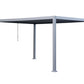 GazeboMate 3Mx4M Semi Permanent Louvered Gazebo Monument Aluminium Heavy Duty Wind Resistant
