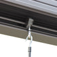 GazeboMate 3Mx4M Semi Permanent Louvered Gazebo Monument Aluminium Heavy Duty Wind Resistant