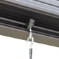 GazeboMate 3Mx4M Semi Permanent Louvered Gazebo Monument Aluminium Heavy Duty Wind Resistant
