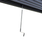 Wall Mounted 4M x 6M Semi Permanent Louvered Gazebo Monument Aluminium Heavy Duty Wind Resistant