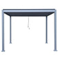 GazeboMate 3Mx4M Semi Permanent Louvered Gazebo Monument Aluminium Heavy Duty Wind Resistant