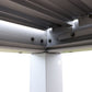 Wall Mounted 4M x 6M Semi Permanent Louvered Gazebo Monument Aluminium Heavy Duty Wind Resistant